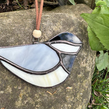 Stained Glass Chickadee Sun Catcher
