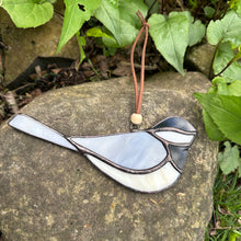 Stained Glass Chickadee Sun Catcher