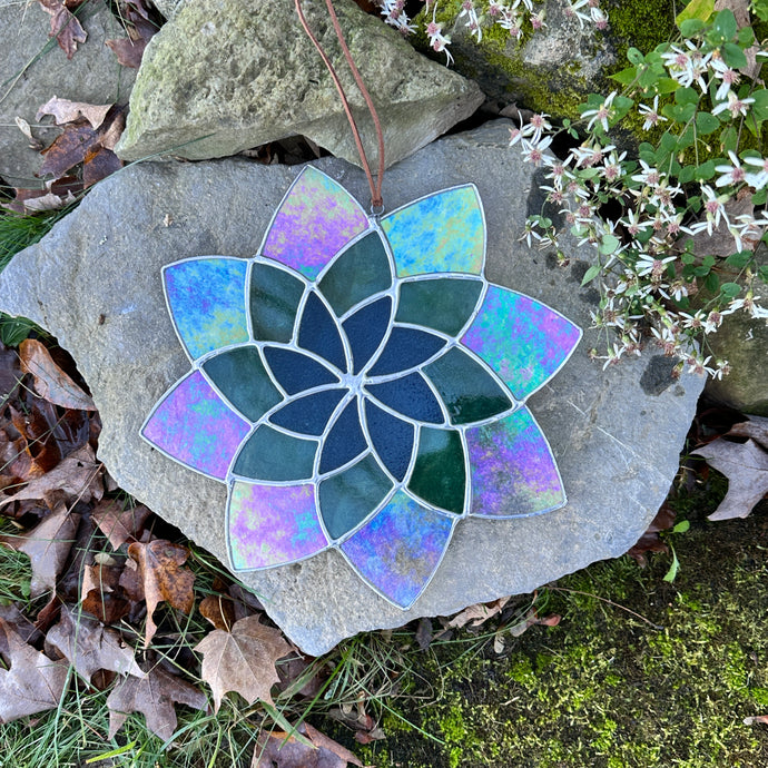 Flower Mandala - green