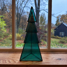 Stacking Trees - iridescent green