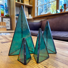 Stacking Trees - iridescent green