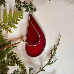 Stained Glass Bird Ornaments