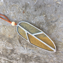 Small Stained Glass Feather