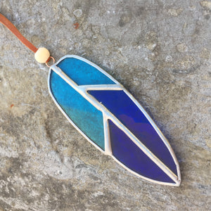 Small Stained Glass Feather