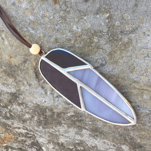 Small Stained Glass Feather