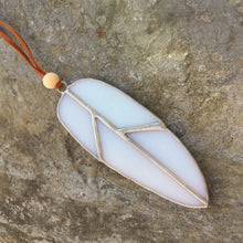 Small Stained Glass Feather