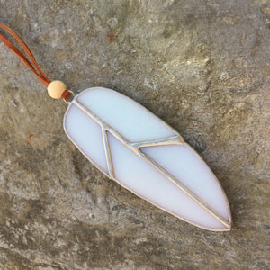 Small Stained Glass Feather